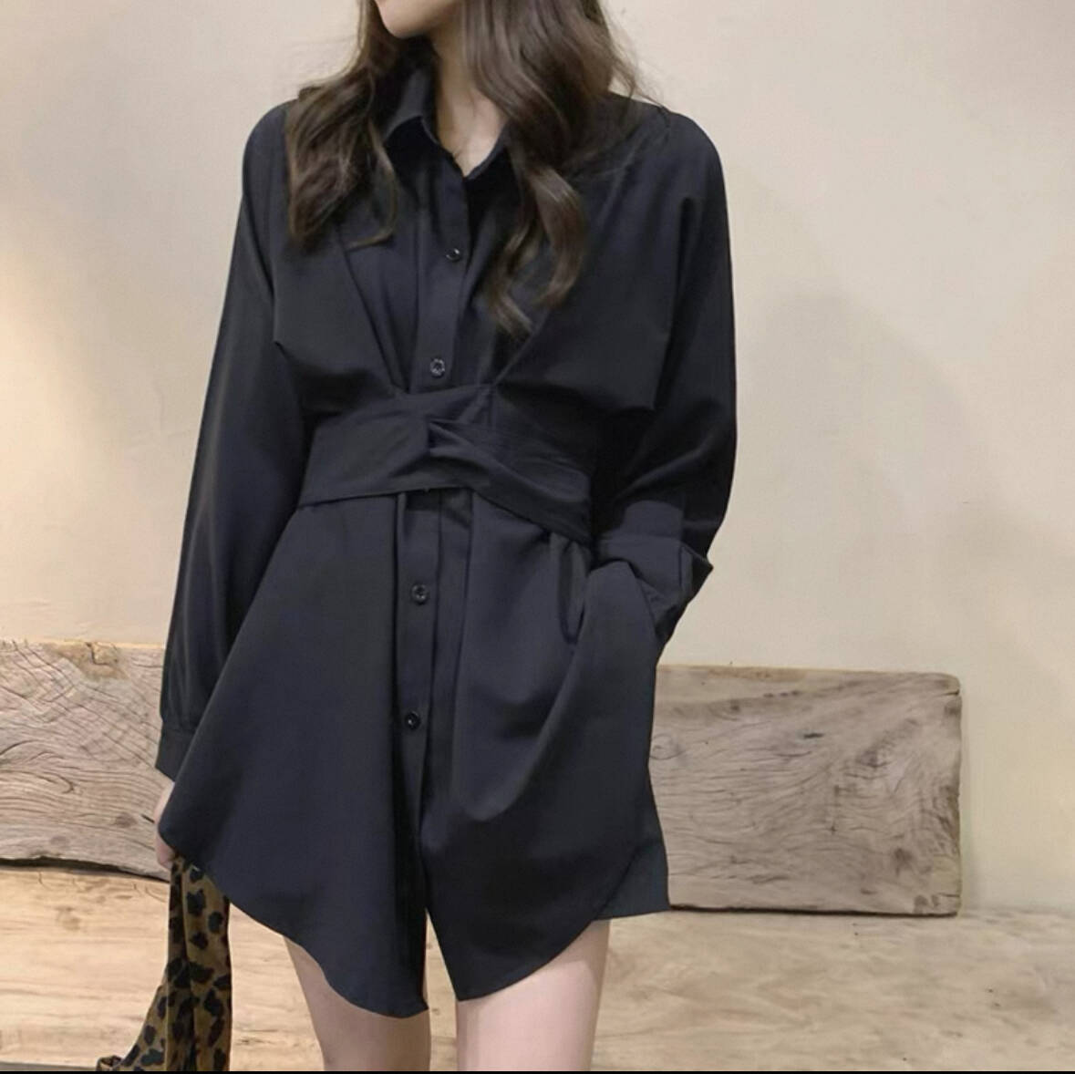 Elegant vacation long loose design, slimming and fashionable