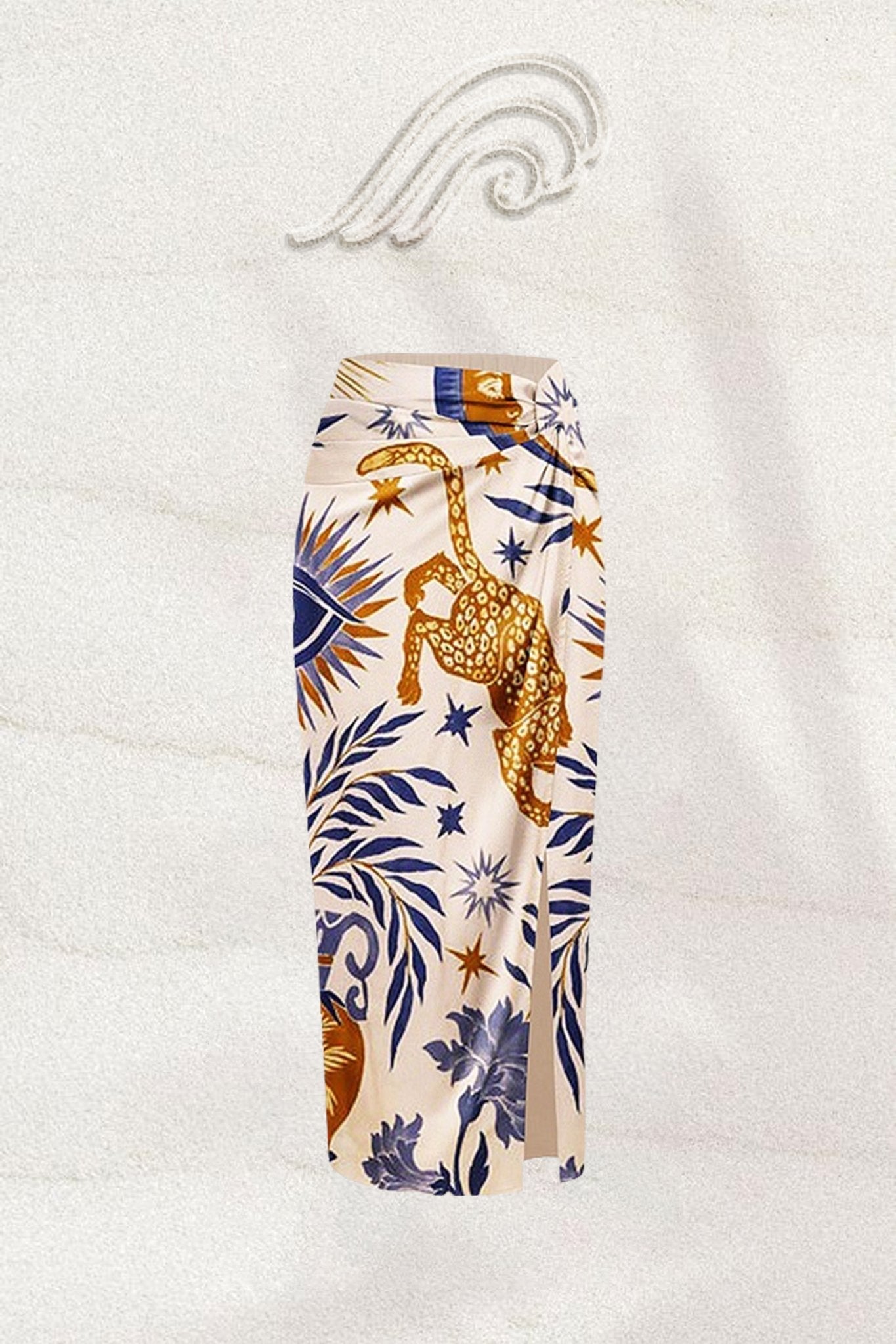 Thelma Printed Three-piece Swim Set